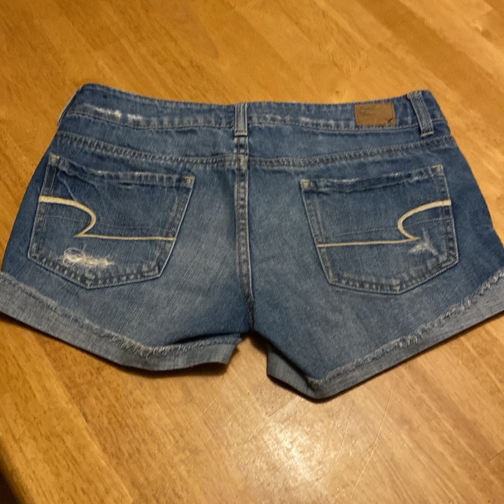 American Eagle Outfitters Blue Denim Jean Shorts - Picture 3 of 3
